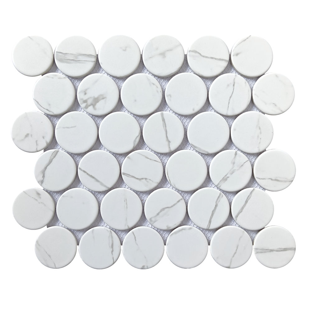 CARRARA MATTE DOTS 2X2