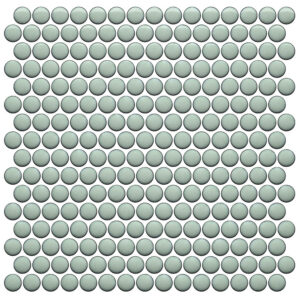 Roca Tile - CC Mosaics BG mint green penny round
