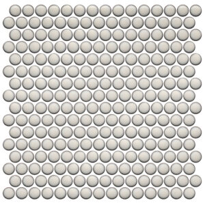 Roca Tile - CC Mosaics BG pearl white penny round