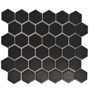 Roca Tile - CC Mosaics Black matte