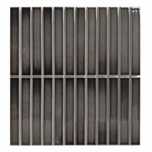 BLACK BRIGHT 12X12 STACKED 1X6
