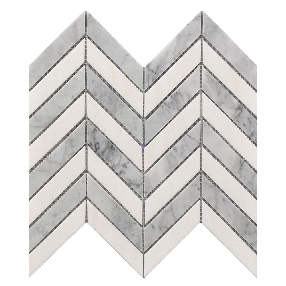 W&G MARBLE POL 11X12 CHEVRON