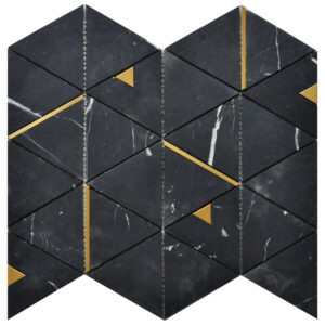 NERO MARQUINA POL 12X12 TRIANGLE
