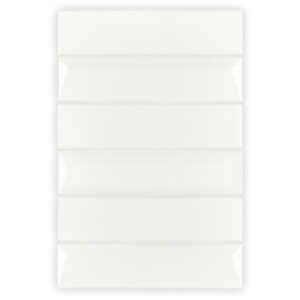 Roca - ALABASTER GLOSSY - 8X12 - MESH - 2X8