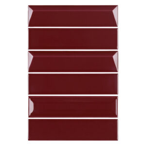 Roca - BURGUNDY GLOSSY - 8X12 - MESH - 2X8