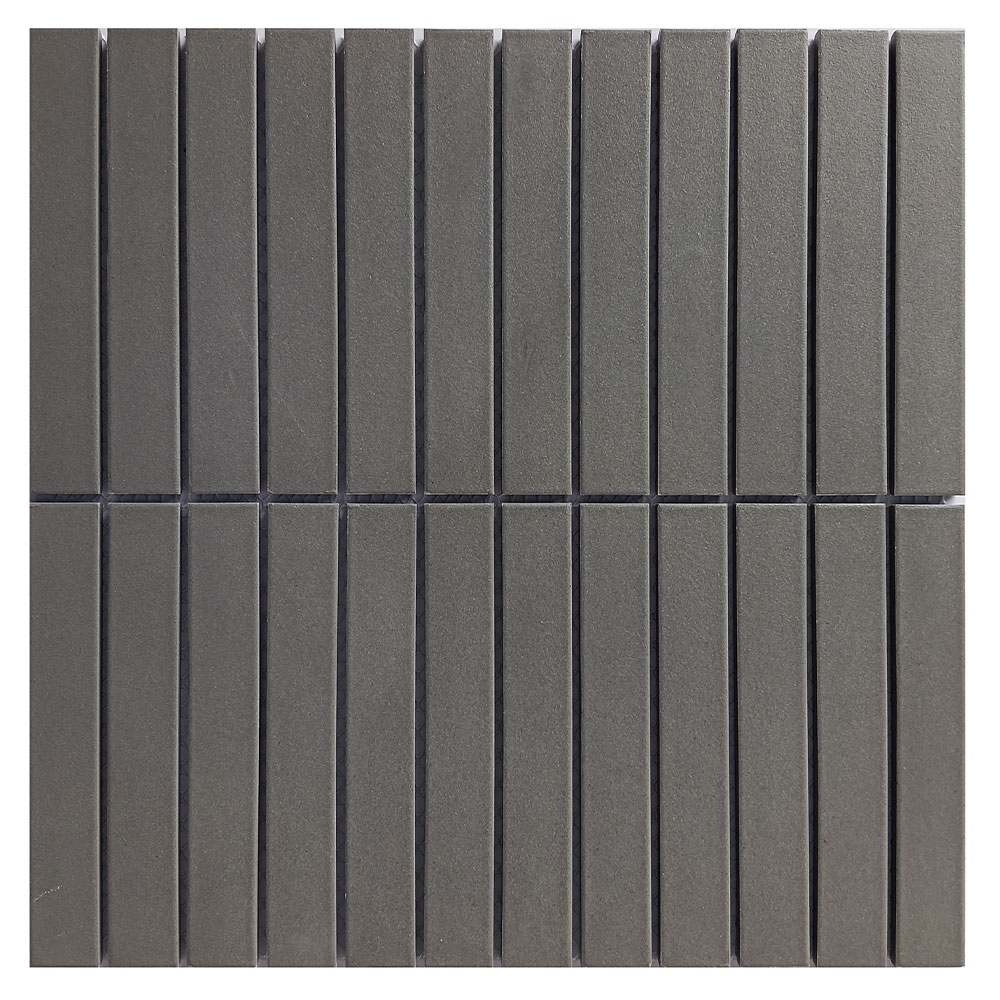TAUPE MATTE 12X12 STACKED 1x6