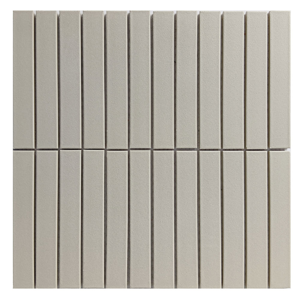 TENDER GRAY MATTE 12X12 STACKED 1x6