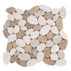 PEBBLE WHITE CAPUCCINO - 12X12