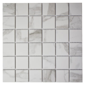 STATUARY WHITE UP 12X12 MOSAIC