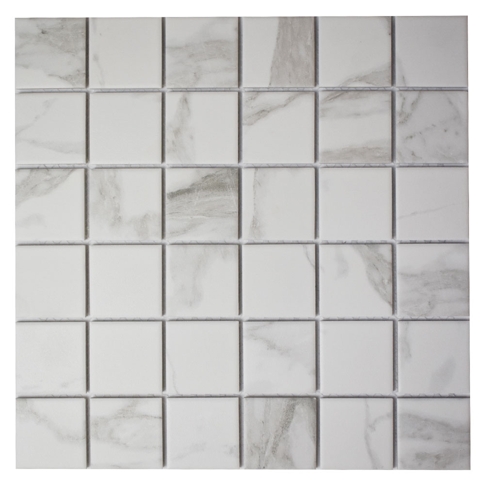 STATUARY WHITE UP 12X12 MOSAIC