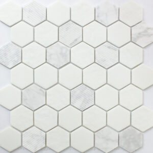 CARRARA HEXAGON 12X12 MOSAIC