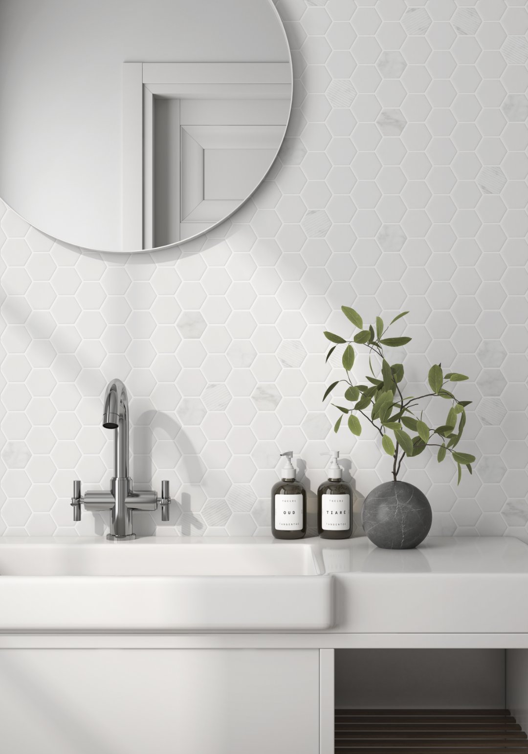 CARRARA HEXAGON 12X12 MOSAIC - Image 2